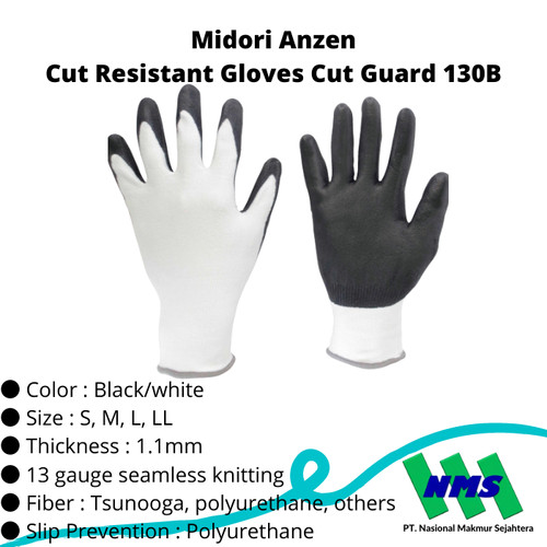 TRUSCO 489-9407 Cut Resistant Gloves Cut Guard 130B