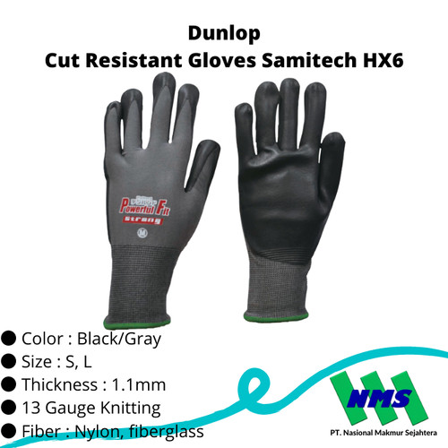 TRUSCO 473-5188 Cut Resistant Gloves Samitech HX6