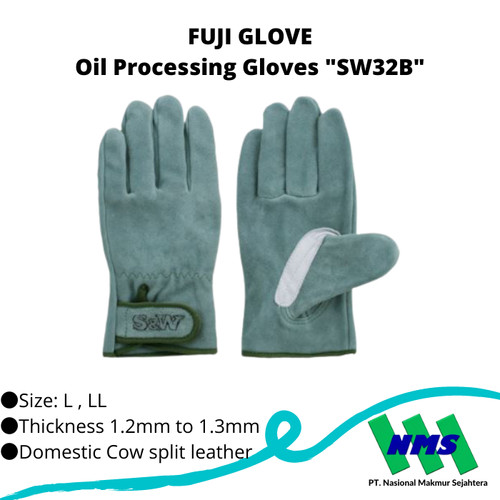 TRUSCO 334-5114 Oil Processing Gloves "SW32B"