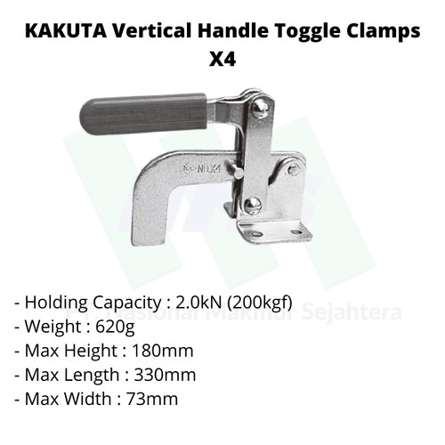 KAKUTA Vertical Handle Toggle Clamps X4