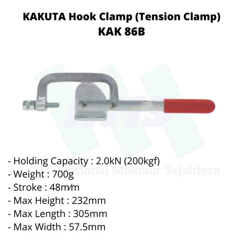 KAKUTA Hook Clamp (Tension Clamp) KAK 86B