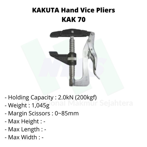 KAKUTA Hand Vice Pliers KAK 70