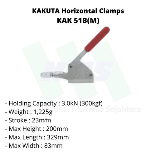 KAKUTA Horizontal Clamps KAK 51B(M)