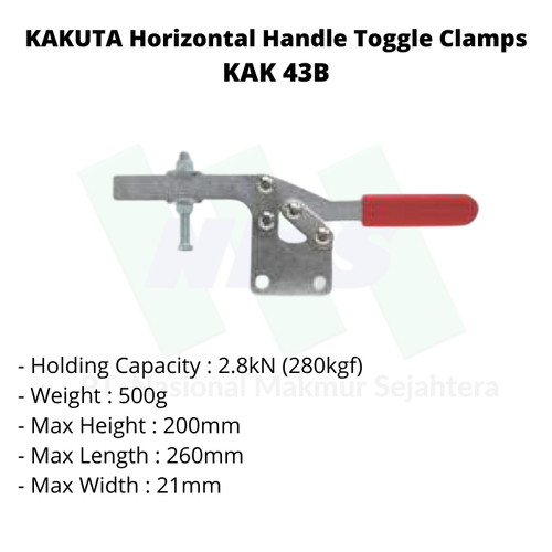 KAKUTA Horizontal Handle Toggle Clamps KAK 43B