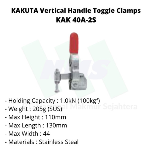 KAKUTA Vertical Handle Toggle Clamps KAK 40A-2S