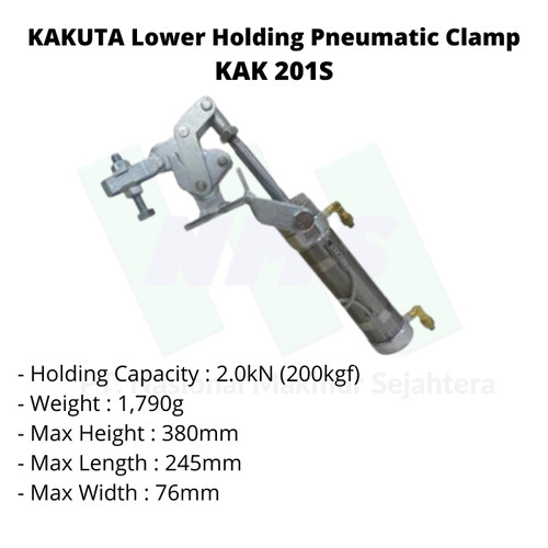 KAKUTA Lower Holding Pneumatic Clamp KAK 201S