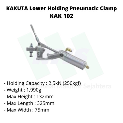 KAKUTA Side/Lower Holding Pneumatic Clamp KAK 102