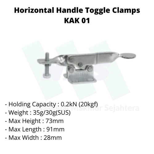 KAKUTA Horizontal Handle Toggle Clamps KAK 01