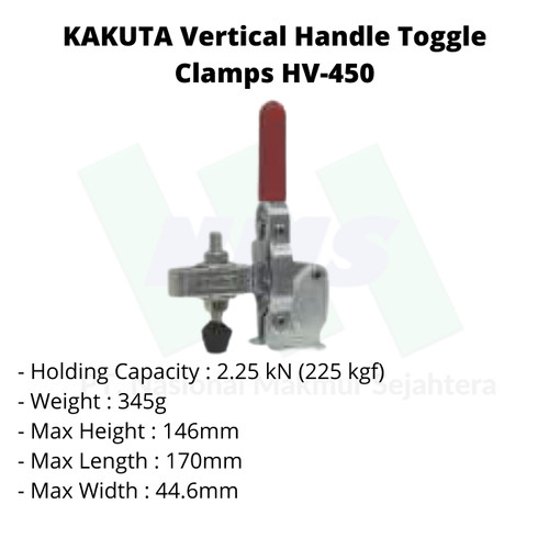 KAKUTA Vertical Handle Toggle Clamps HV450