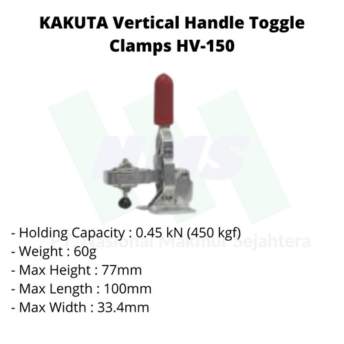 KAKUTA Vertical Handle Toggle Clamps HV150