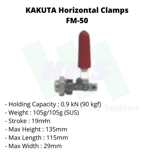 KAKUTA Horizontal Clamps FM-50