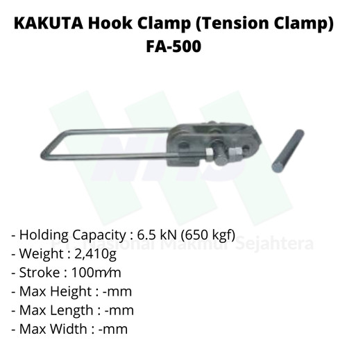 KAKUTA Hook Clamp (Tension Clamp) FA-500