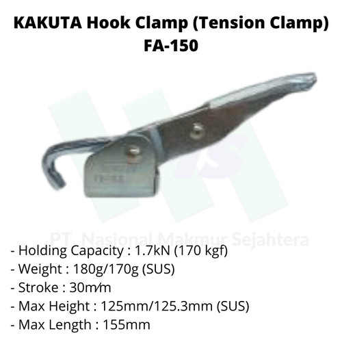 KAKUTA Hook Clamp (Tension Clamp) FA150