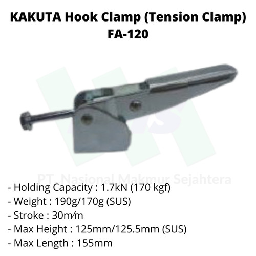 KAKUTA Hook Clamp (Tension Clamp) FA-120