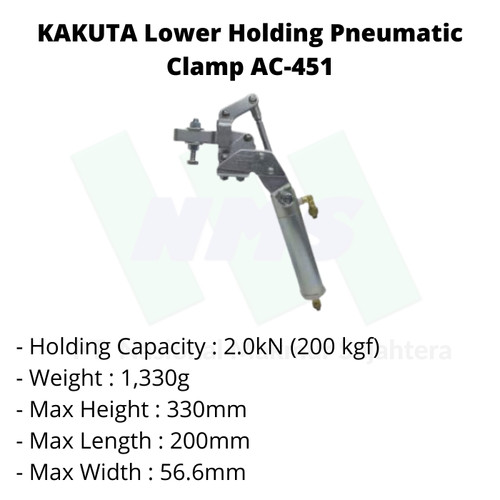 KAKUTA Lower Holding Pneumatic Clamp AC451