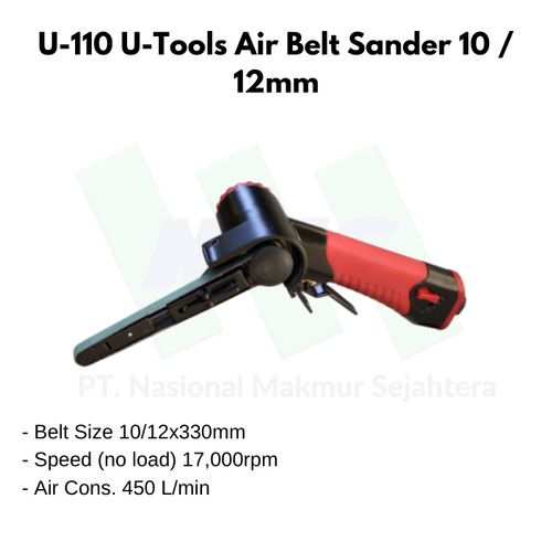 U-110 U-Tools Air Belt Sander 10 / 12mm