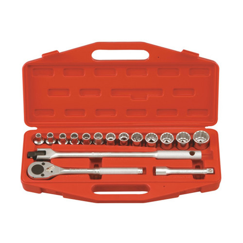 Socket Set 12pt. SQ 1/2" Genius TW-416M 16 pcs/set