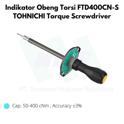 Indikator Obeng Torsi FTD400CN-S TOHNICHI Torque Screwdriver