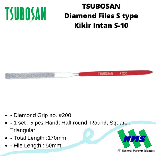 Tsubosan Kikir Diamond S-10 NO-200