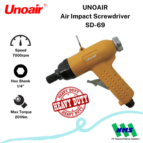 Obeng Angin Air Screwdriver UNOAIR SD-69