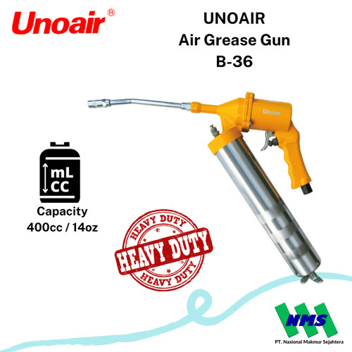 Pompa Tangan Tembakan Gemuk Angin Air Grease Gun UNOAIR B-36