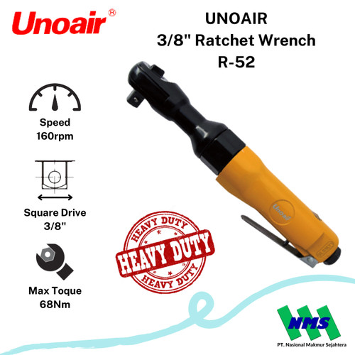 Kunci Ratchet 3/8" Air Ratchet Wrench UNOAIR R-52