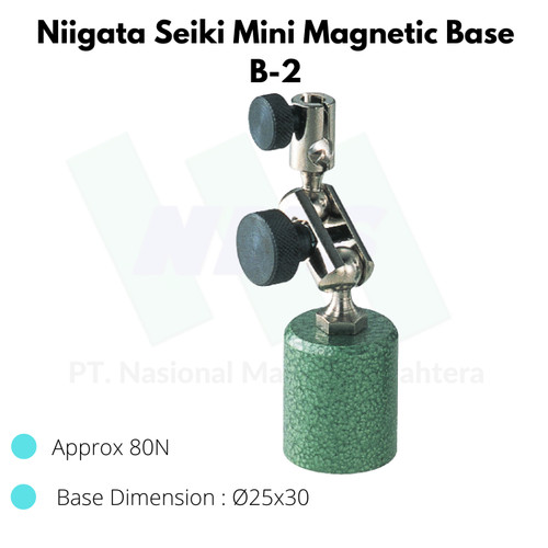 Niigata Seiki Mini Magnetic Base B-2 Stand Magnet Dial Gauge Indicator