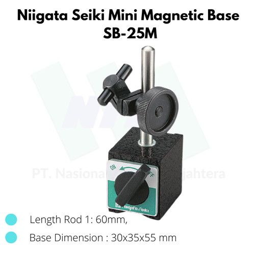 Niigata Seiki Mini Magnetic Base SB-25M Stand Magnet Dial Gauge