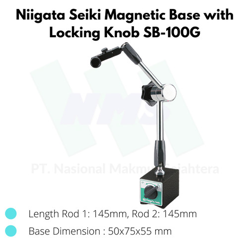 Niigata Seiki Magnetic Base with Locking Knob SB-100G Stand Magnet