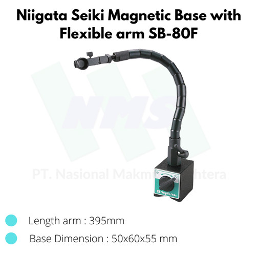 Niigata Seiki Magnetic Base with Flexible arm SB-80F Stand Magnet