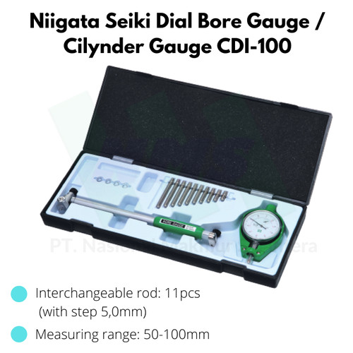 Niigata Seiki Dial Bore Gauge / Cilynder Gauge CDI-100