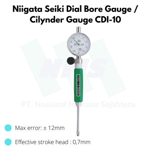 Niigata Seiki Dial Bore Gauge / Cilynder Gauge CDI-10