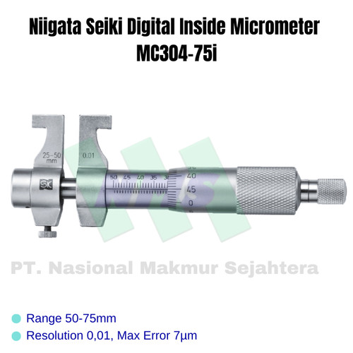 Niigata Seiki Digital Inside Micrometer MC304-75i