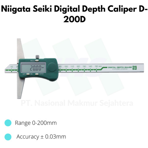 Niigata Seiki Digital Depth Caliper D-200D