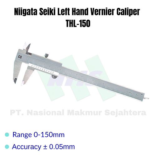 Niigata Seiki Left Hand Vernier Caliper/Jangka Sorong THL-150