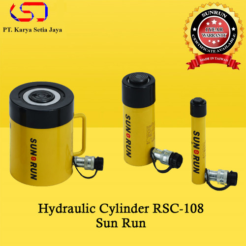 Hydraulic Cylinder RSC-108 Cap 10T Stroke 203mm 700bar Sun Run