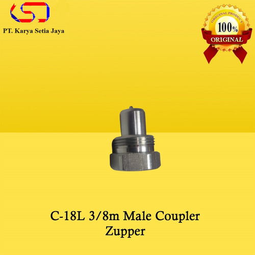 C-18L 3/8m Male Coupler Zupper