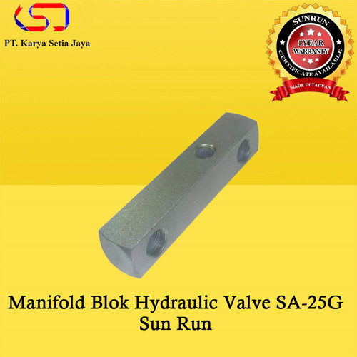 Manifold Blok Hydraulic Valve SA-25G 700bar Sun Run