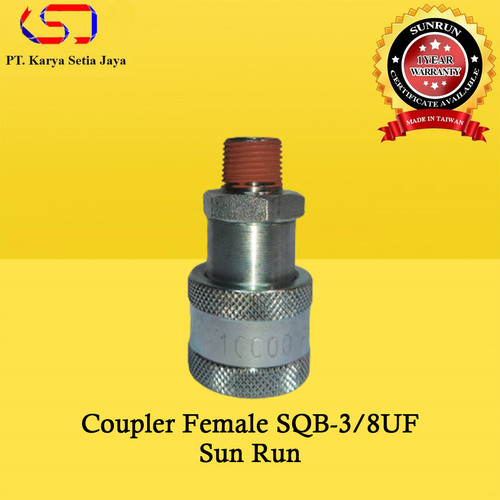 Hydraulic Couplers Female SQB-3/8UF Sun Run