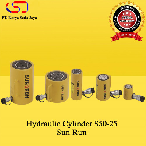 Hydraulic Cylinder S Series S50-25 Cap 50t Stroke 25mm Sun Run