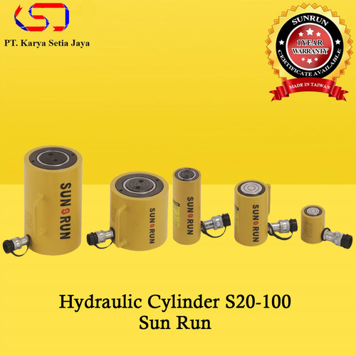 Hydraulic Cylinder S Series S20-100 Cap 20t Stroke 100mm Sun Run