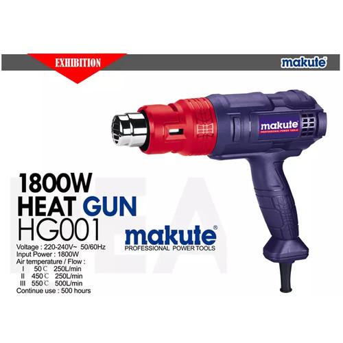 HEAT GUN 1800W MAKUTE - ELECTRIC POWER TOOLS - HG001