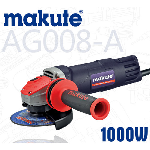 GERINDA TANGAN - ANGLE GRINDER 1000W MAKUTE - ELECTRIC POWER - AG008-A