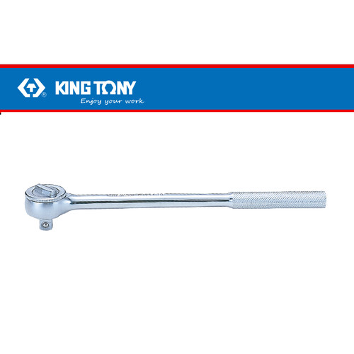 REVERSIBLE RATCHET DR SETENGAH 10 CHROME KNURL 4725-10FR KING TONY