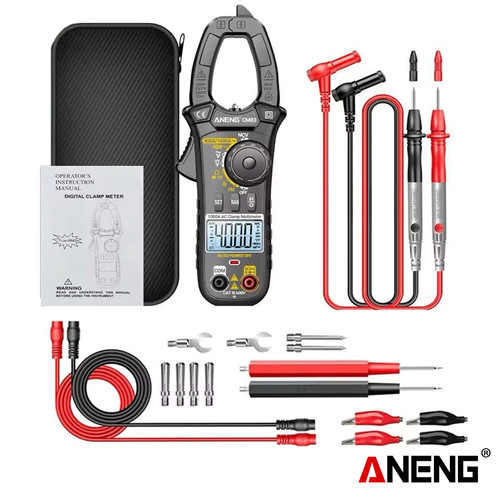 Aneng CM84 Pro Digital Clamp Meter DC/AC Current 4000 Counts MultimeterTester Car Amper Capacitor