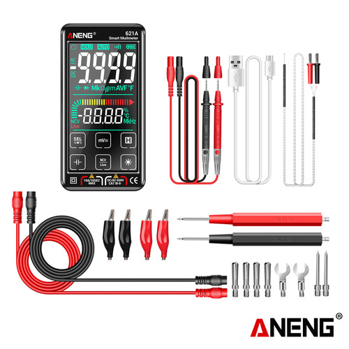 Aneng 621A Pro Multimeter Digital Smart Touch Screen Watch mA Current Ori