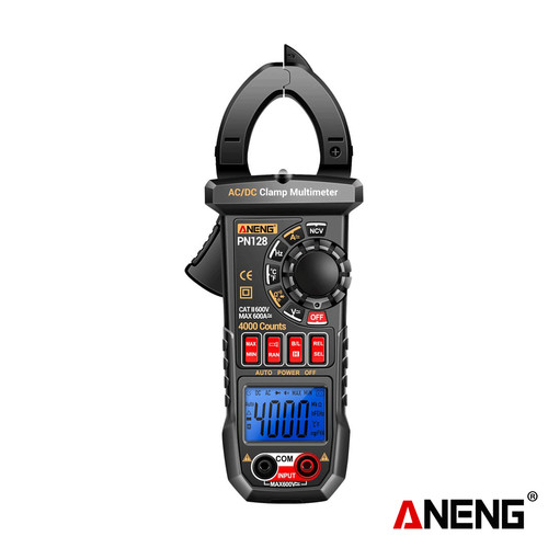 Aneng PN128 4000 Counts Digital Clamp Meter AC Current NCV Multimeter