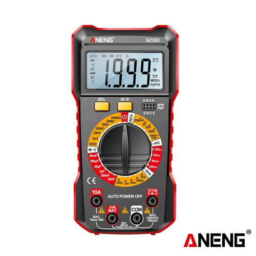 Aneng SZ305 Multifunction Multimeter Digital NCV Battery Detection Ori