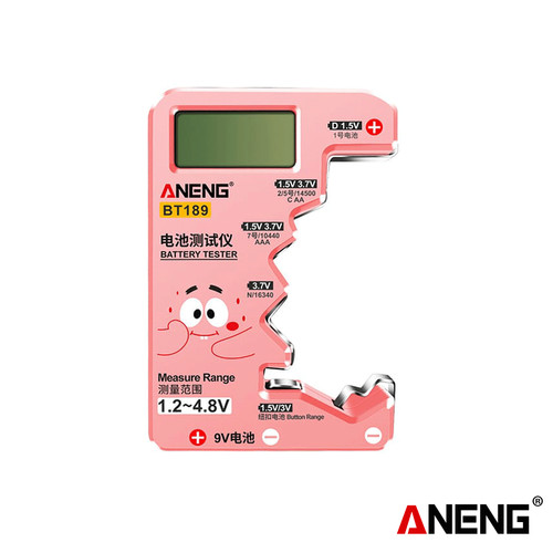 Aneng BT189 Digital Battery Tester LCD Display 9V 1.5V Universal Ori