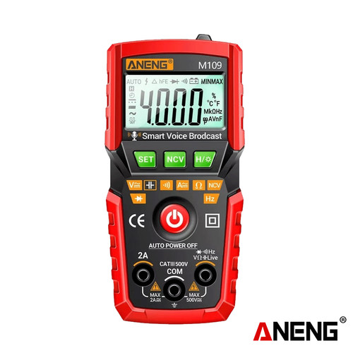 Aneng M109 Digital Multimeter Voice Electrical Instruments Tester Ori